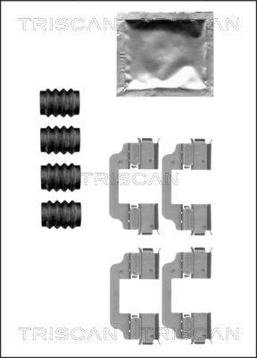 Triscan 8105 111626 - Accessory Kit for disc brake Pads autospares.lv