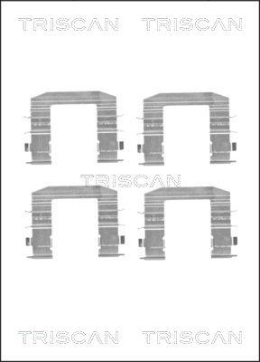 Triscan 8105 181009 - Accessory Kit for disc brake Pads autospares.lv