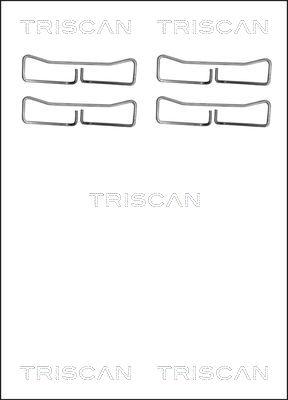 Triscan 8105 181005 - Accessory Kit for disc brake Pads autospares.lv