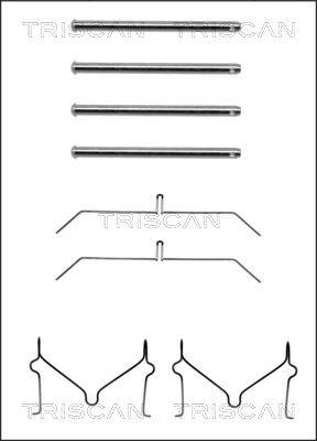 Triscan 8105 131598 - Accessory Kit for disc brake Pads autospares.lv