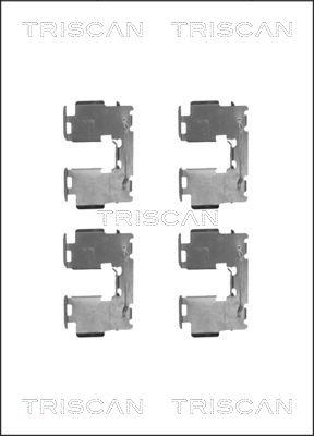 Triscan 8105 131644 - Accessory Kit for disc brake Pads autospares.lv