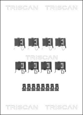 Triscan 8105 131642 - Accessory Kit for disc brake Pads autospares.lv