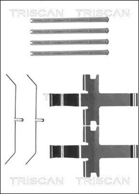 Triscan 8105 131647 - Accessory Kit for disc brake Pads autospares.lv