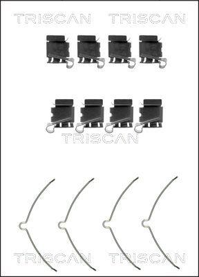 Triscan 8105 131635 - Accessory Kit for disc brake Pads autospares.lv