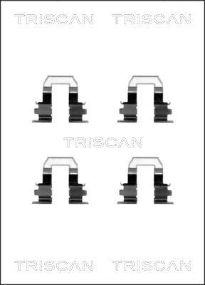 Triscan 8105 131628 - Accessory Kit for disc brake Pads autospares.lv