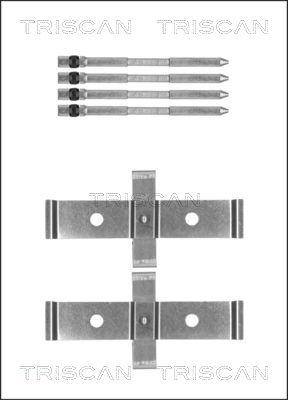 Triscan 8105 121570 - Accessory Kit for disc brake Pads autospares.lv