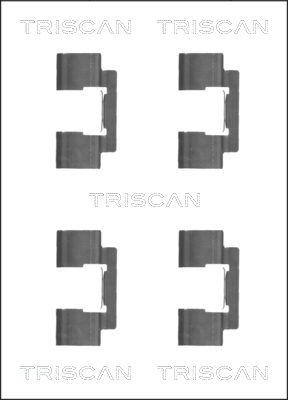 Triscan 8105 801001 - Accessory Kit for disc brake Pads autospares.lv