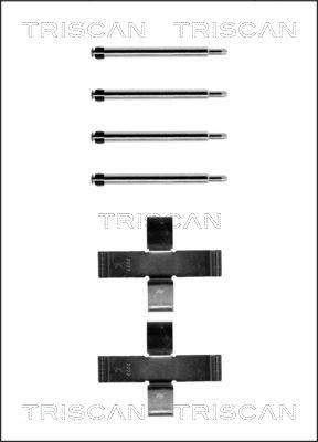 Triscan 8105 291493 - Accessory Kit for disc brake Pads autospares.lv