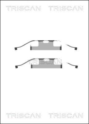 Triscan 8105 291609 - Accessory Kit for disc brake Pads autospares.lv