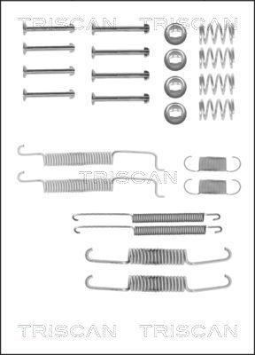 Triscan 8105 292421 - Accessory Kit, brake shoes autospares.lv