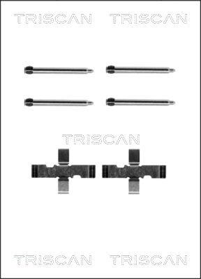 Triscan 8105 241538 - Accessory Kit for disc brake Pads autospares.lv