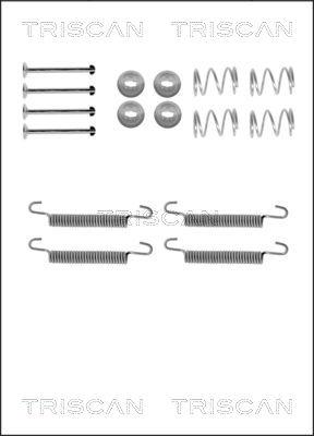 Triscan 8105 242570 - Accessory Kit, parking brake shoes autospares.lv