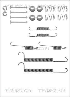 Triscan 8105 242184 - Accessory Kit, brake shoes autospares.lv