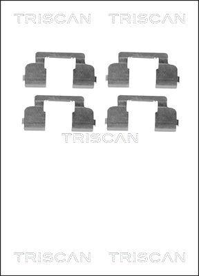 Triscan 8105 251597 - Accessory Kit for disc brake Pads autospares.lv