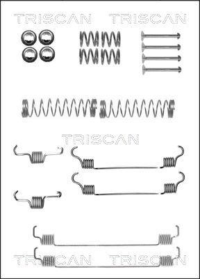 Triscan 8105 282570 - Accessory Kit, brake shoes autospares.lv