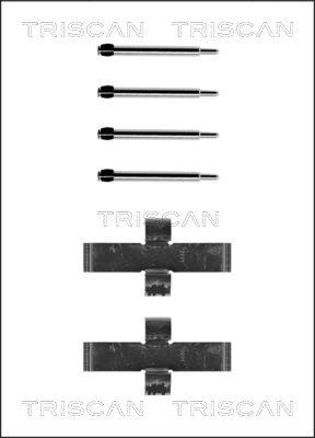 Triscan 8105 231445 - Accessory Kit for disc brake Pads autospares.lv