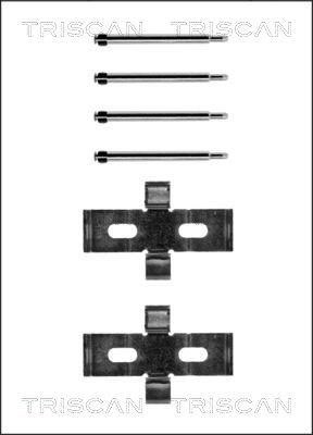 Triscan 8105 231409 - Accessory Kit for disc brake Pads autospares.lv