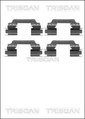 Triscan 8105 231596 - Accessory Kit for disc brake Pads autospares.lv