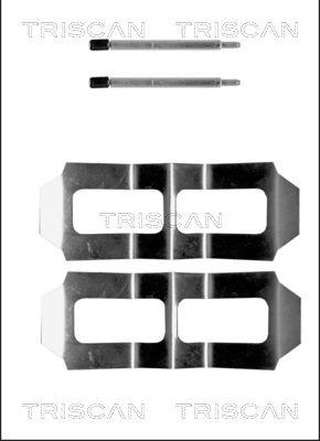 Triscan 8105 231367 - Accessory Kit for disc brake Pads autospares.lv