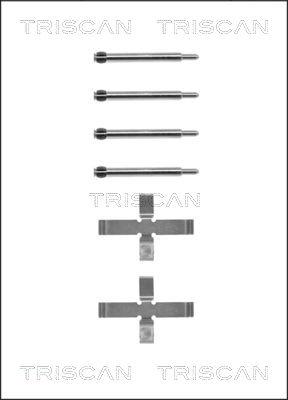 Triscan 8105 271444 - Accessory Kit for disc brake Pads autospares.lv