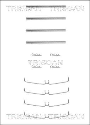 Triscan 8105 271359 - Accessory Kit for disc brake Pads autospares.lv