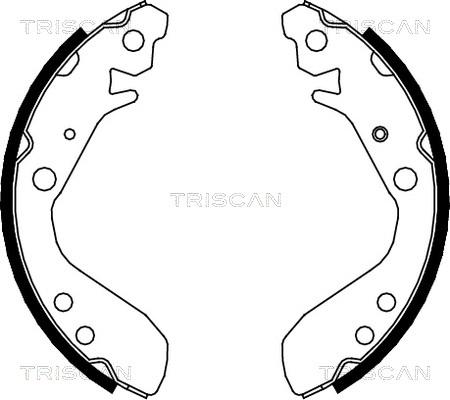 Triscan 8100 40006 - Brake Shoe Set autospares.lv