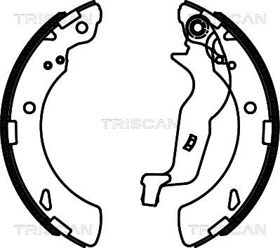 Triscan 8100 40010 - Brake Shoe Set autospares.lv