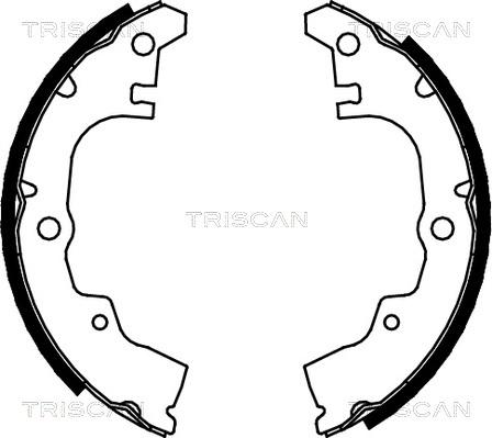 Triscan 8100 41414 - Brake Shoe Set autospares.lv
