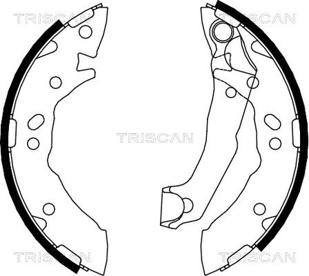 Triscan 8100 43627 - Brake Shoe Set autospares.lv