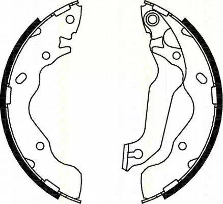 Triscan 8100 43015 - Brake Shoe Set autospares.lv