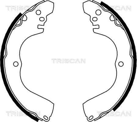 Triscan 8100 42017 - Brake Shoe Set autospares.lv