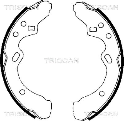 Triscan 8100 50438 - Brake Shoe Set autospares.lv