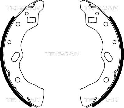 Triscan 8100 50556 - Brake Shoe Set autospares.lv