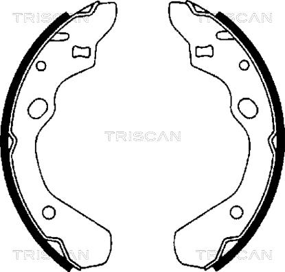 Triscan 8100 50500 - Brake Shoe Set autospares.lv