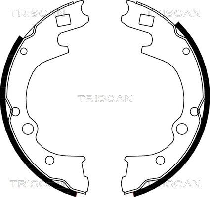 Triscan 8100 50604 - Brake Shoe Set autospares.lv