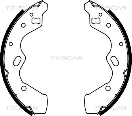 Triscan 8100 50615 - Brake Shoe Set autospares.lv