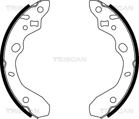 Triscan 8100 50611 - Brake Shoe Set autospares.lv