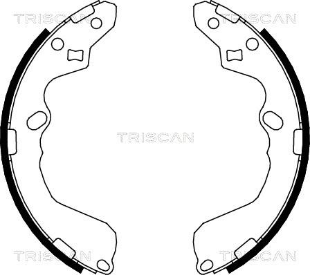 Triscan 8100 50002 - Brake Shoe Set autospares.lv