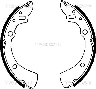 Triscan 8100 50359 - Brake Shoe Set autospares.lv