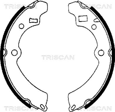 Triscan 8100 69521 - Brake Shoe Set autospares.lv