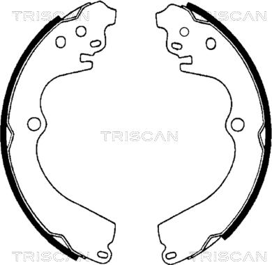 Triscan 8100 68551 - Brake Shoe Set autospares.lv