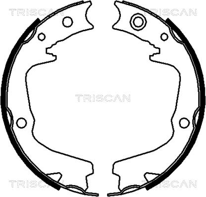 Triscan 8100 68002 - Brake Shoe Set autospares.lv