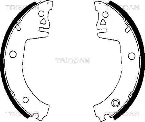 Triscan 8100 67514 - Brake Shoe Set autospares.lv