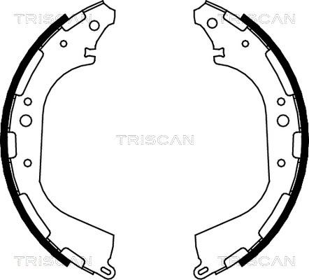 Triscan 8100 14564 - Brake Shoe Set autospares.lv