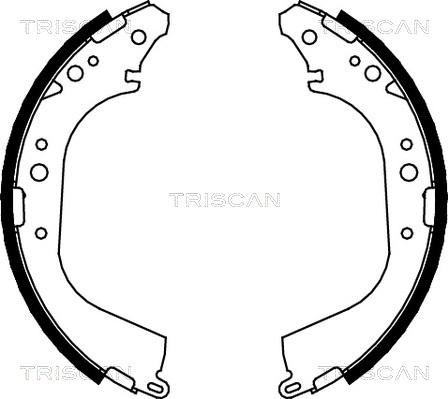 Triscan 8100 14565 - Brake Shoe Set autospares.lv