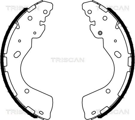 Triscan 8100 14012 - Brake Shoe Set autospares.lv