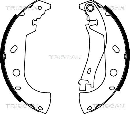 Triscan 8100 15626 - Brake Shoe Set autospares.lv