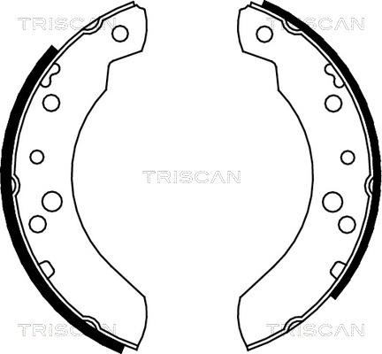 Triscan 8100 16440 - Brake Shoe Set autospares.lv