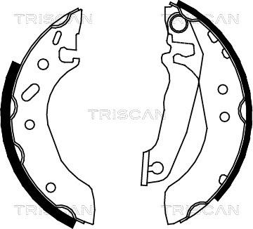 Triscan 8100 16535 - Brake Shoe Set autospares.lv