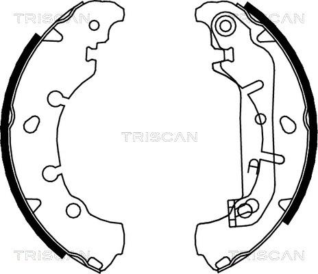 Triscan 8100 16006 - Brake Shoe Set autospares.lv